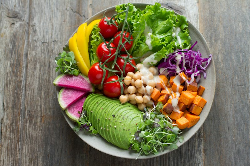 Colorful home-cooked food