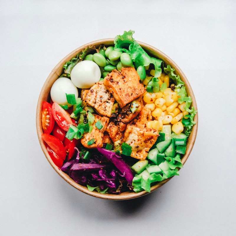 Colorful home-cooked food