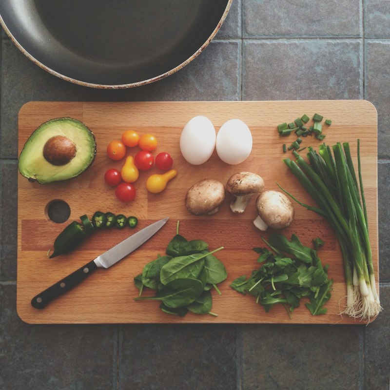 Colorful home-cooked food