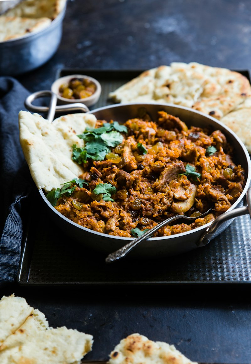 Colorful home-cooked food